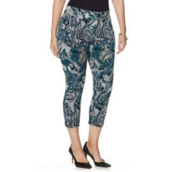 Melissa McCarthy Seven7 Pants - Melissa McCarthy Seven7 Teal Womens Pants Plus 3XL